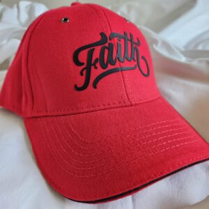 Red faith Christian Cap
