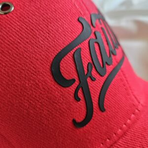 Red faith Christian Cap