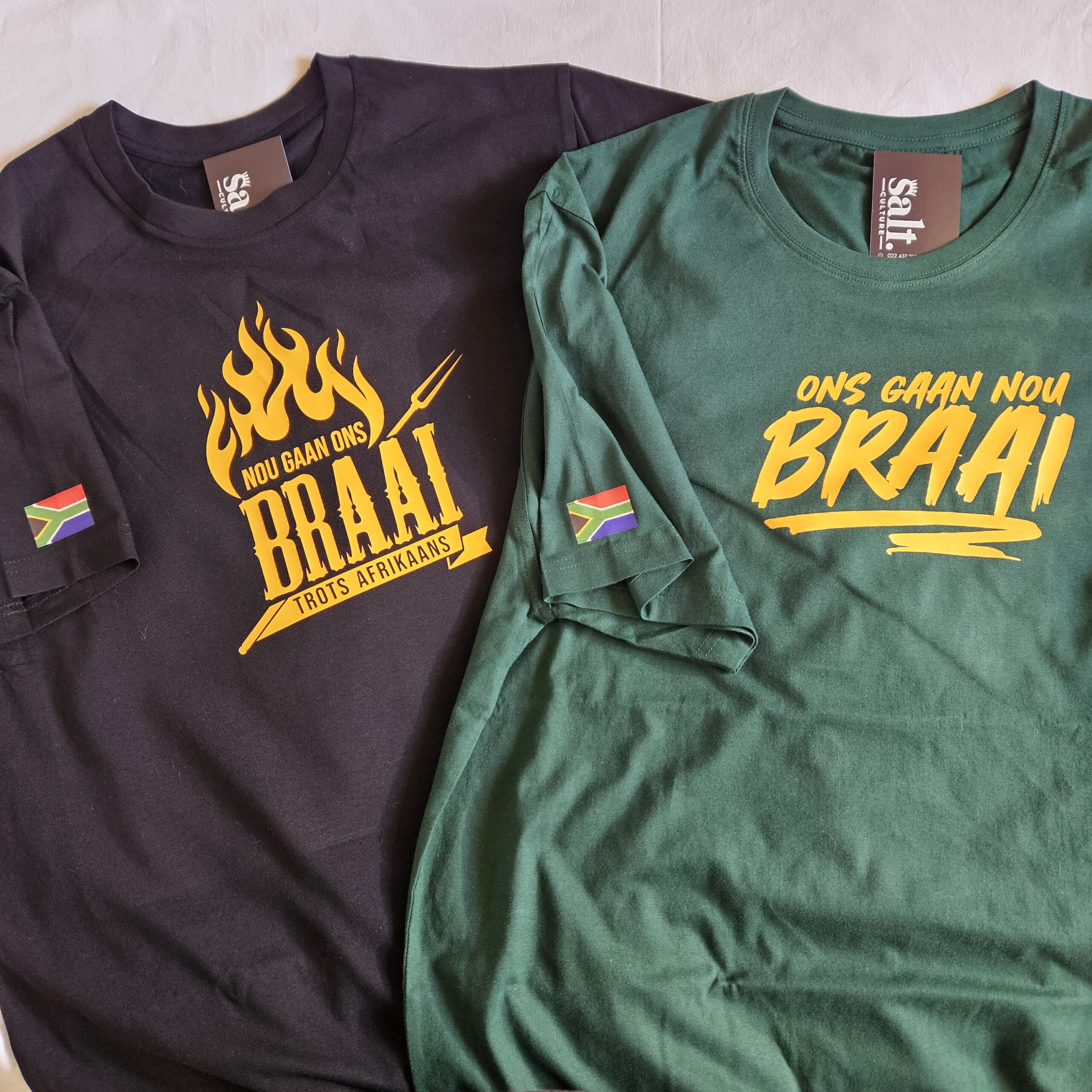 Ons gaan nou braai SA Green Mens T-Shirt - Image 3