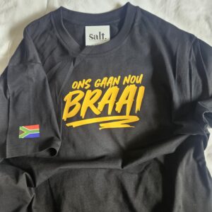 Ons gaan nou braai SA Mens T-Shirt Black