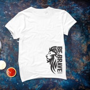 Be Brave Men's T-Shirt White