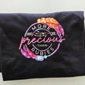 More Precious Than Rubies Women's T-Shirt Black