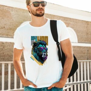 Bold as a Lion Men's T-Shirt White