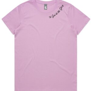 Women's T-Shirt Lavender to God be the Glory