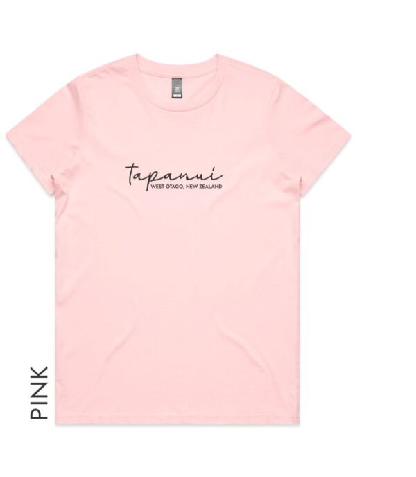 Tapanui Calligraphy Womens T-Shirt - Image 2