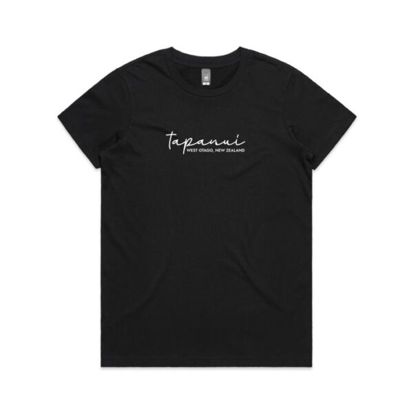 Tapanui Calligraphy Womens T-Shirt - Image 3