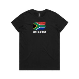 South Africa Women's T-Shirt Black