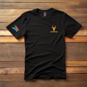 Springboks South Africa Men's T-Shirt Black