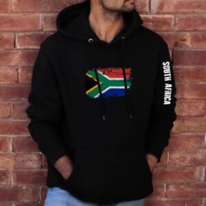 South Africa Black Unisex Hoodie