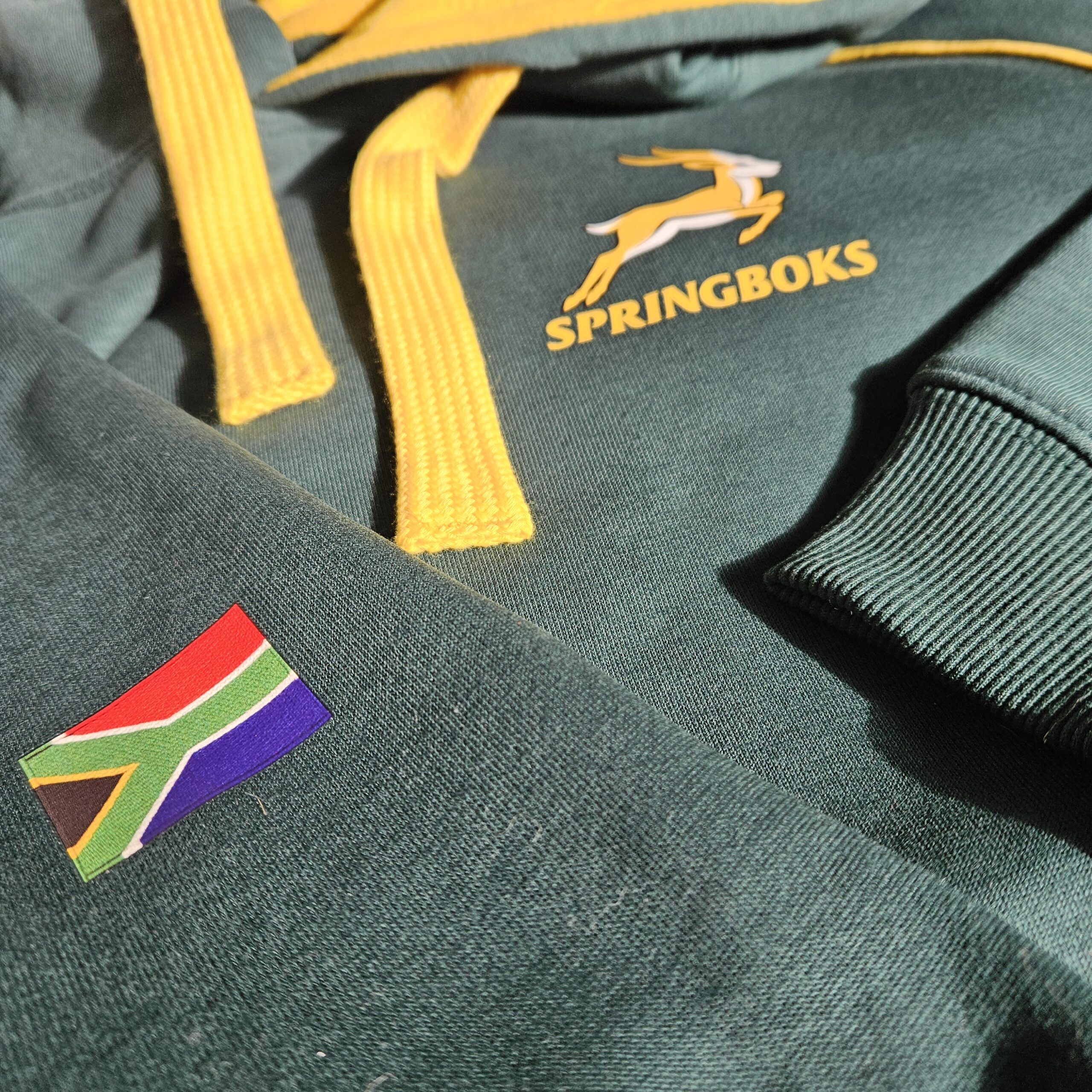 South African Springboks Supporter Unisex Hoodie - Image 3