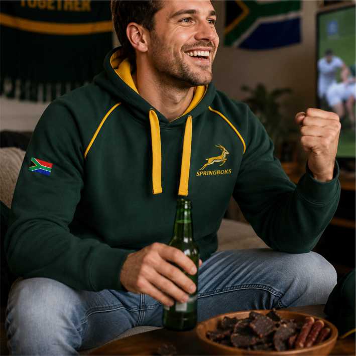 South African Springboks Supporter Unisex Hoodie