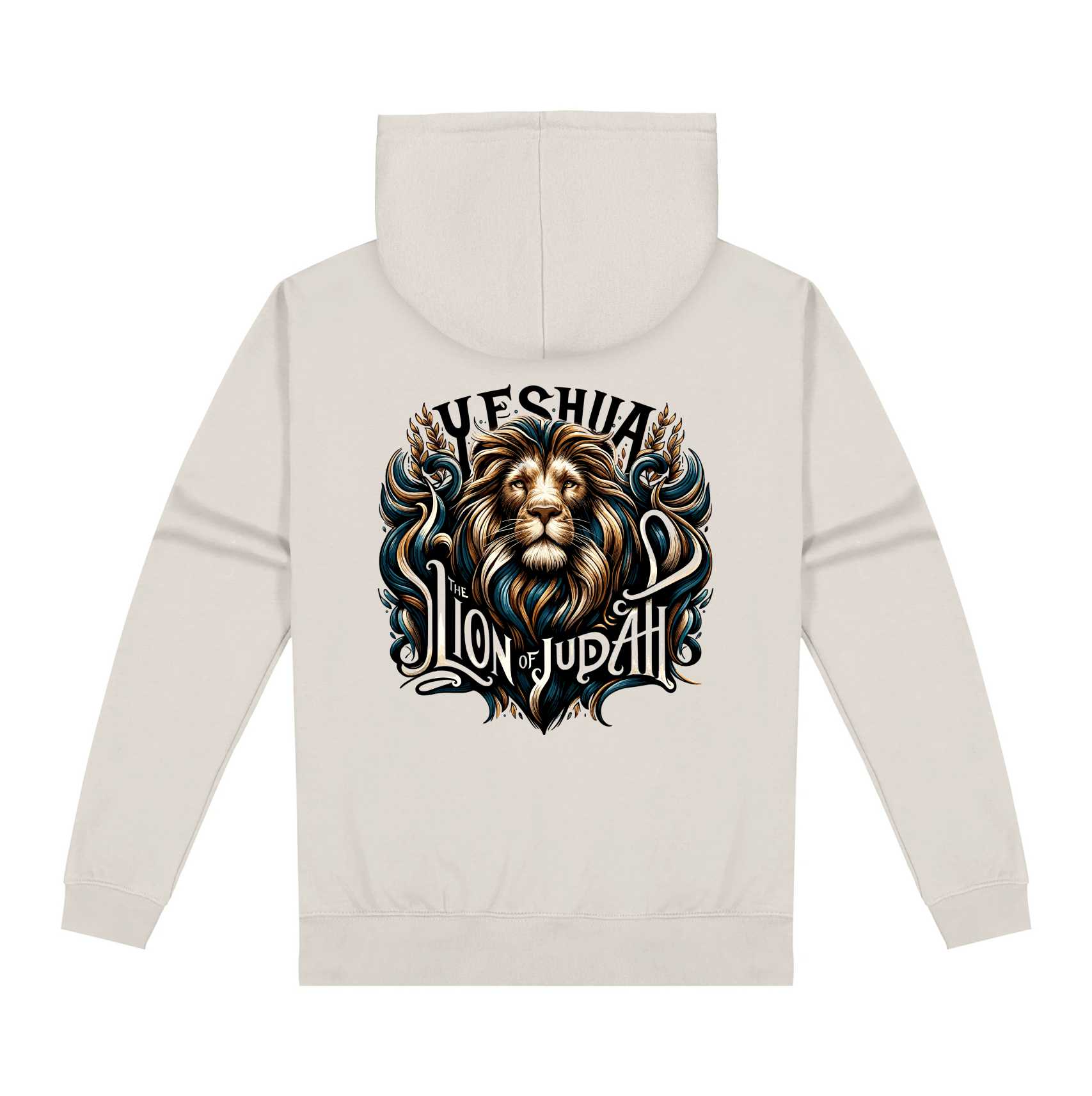 Yeshua Lion of Judah Stone Hoodie