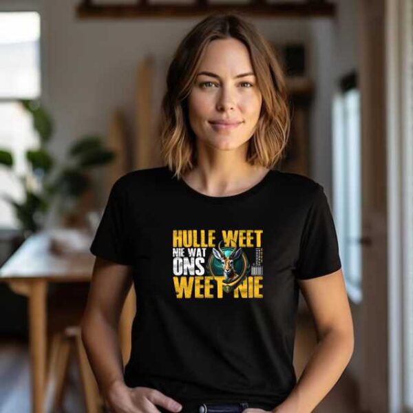 Hulle weet nie Womens Black T-Shirt