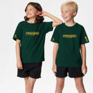 Kids Springbok Est Green T-Shirt