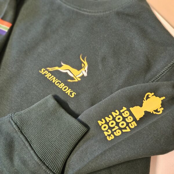 Springboks Supporter Green Sweatshirt - Image 2