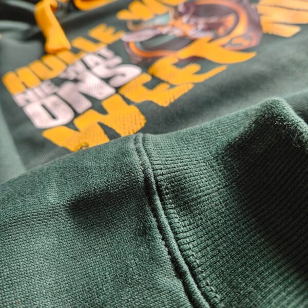 GREEN GOLD HULLE WEET NIE ADULT HOODIE - Image 4