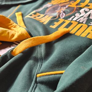 GREEN GOLD HULLE WEET NIE ADULT HOODIE