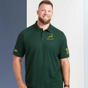 Bottle Green Springboks Mens Polo Shirt