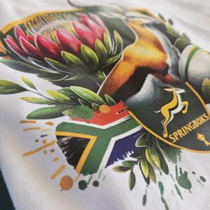 Springbok Protea Womens T-Shirt White