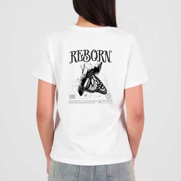 Reborn Womens T-Shirt White