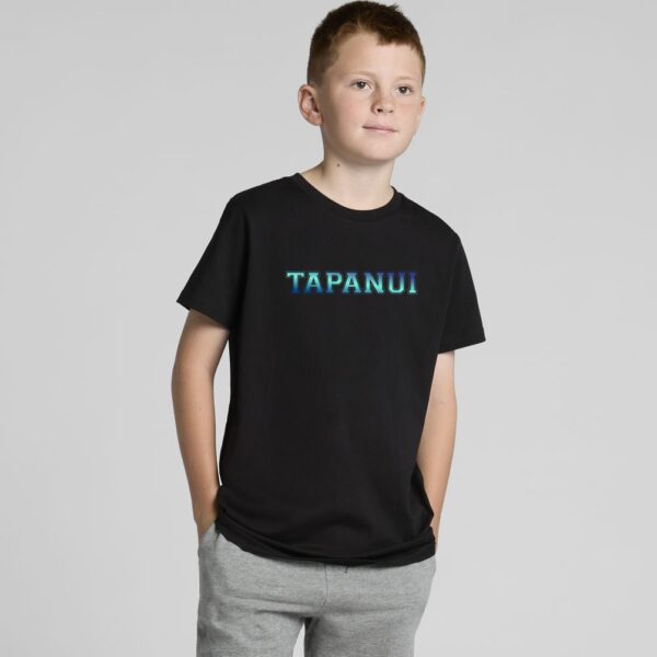 Kids Tapanui Black T-Shirt - Image 2