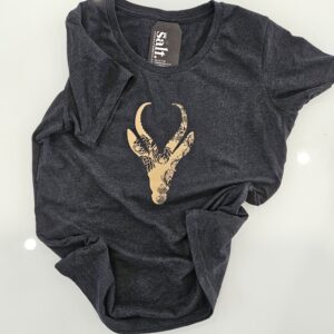 Springbok Head Protea Womens T-Shirt