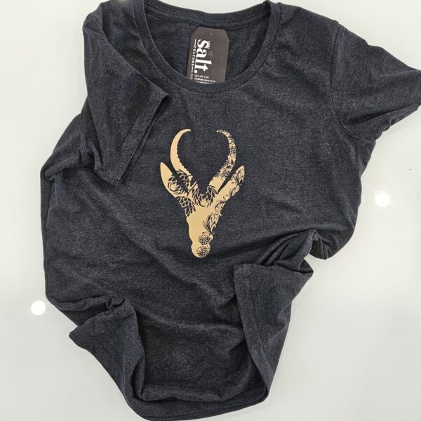 Springbok Head Protea Womens T-Shirt - Image 3