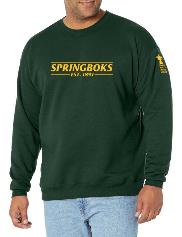 Springboks Supporters Est. Green Sweatshirt