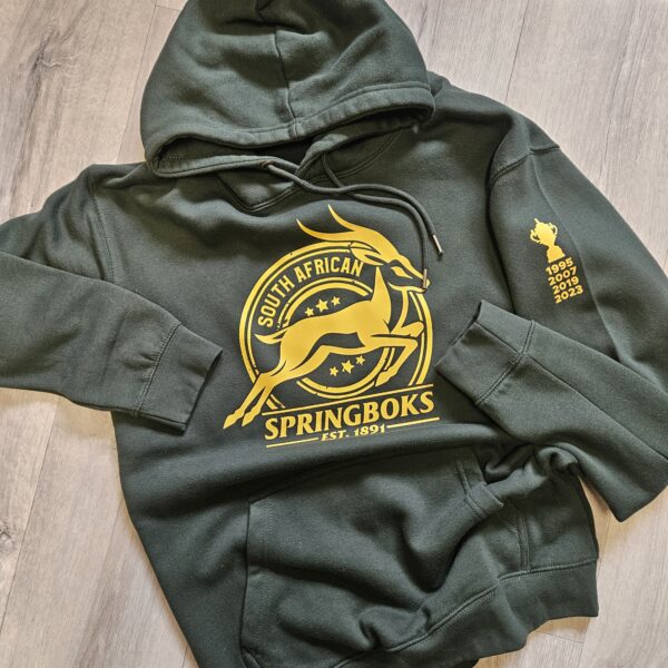 Green South African Springboks Supporter Hoodie