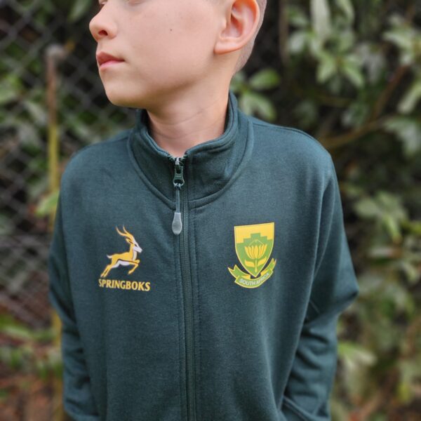 KIDS SPRINGBOK SUPPORTER ZIP JACKET TOP - Image 2