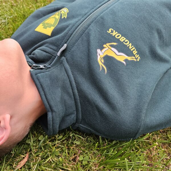KIDS SPRINGBOK SUPPORTER ZIP JACKET TOP - Image 3