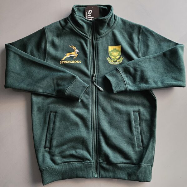 KIDS SPRINGBOK SUPPORTER ZIP JACKET TOP