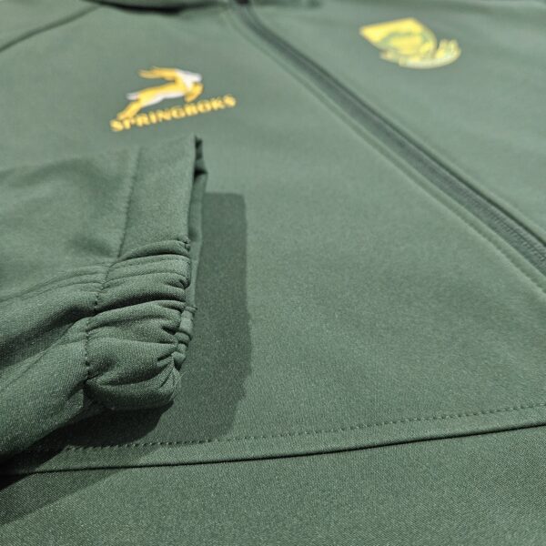 Springboks Supporter Green Mens Softshell Jacket - Image 7