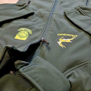Springboks Supporter Green Kids Softshell Jacket