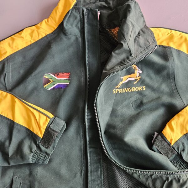 KIDS SPRINGBOK SUPPORTER ZIP WARMUP JACKET - Image 5
