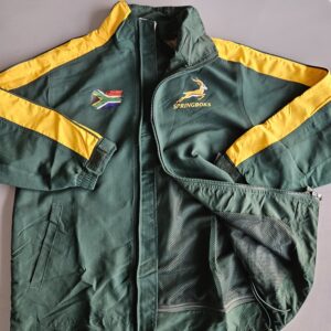 KIDS SPRINGBOK SUPPORTER ZIP WARMUP JACKET