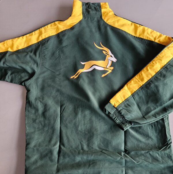 KIDS SPRINGBOK SUPPORTER ZIP WARMUP JACKET - Image 3