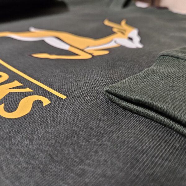 Springboks Supporters Green Sweatshirt Mens - Image 3