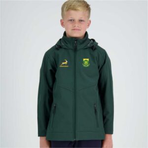Springboks Supporter Green Kids Softshell Jacket
