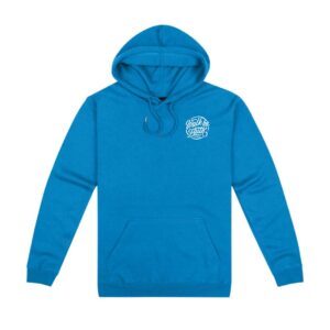 Walk by Faith Mens Hoodie Aqua Blue