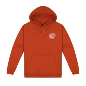 Walk by Faith Mens Hoodie Rust
