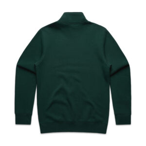 Springboks Supporters Dark Green Mens Half Zip Crewneck