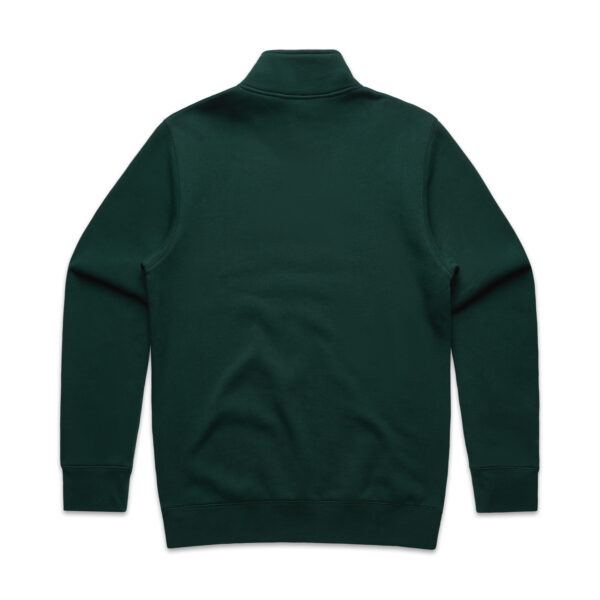 Springboks Supporters Dark Green Mens Half Zip Crewneck - Image 2