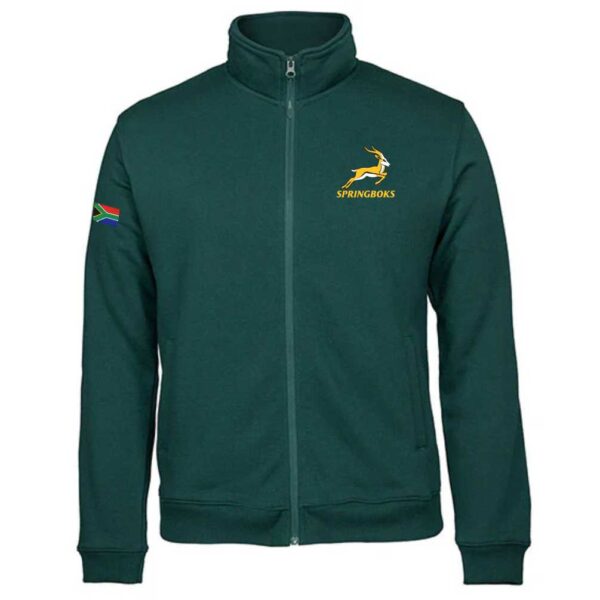KIDS SPRINGBOK SUPPORTER SA FLAG ZIP TOP