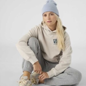 YHWH Lungs Relax Womens Hoodie Bone