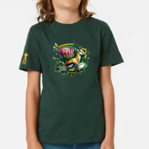 South Africa Kids Springbok Protea Tshirt