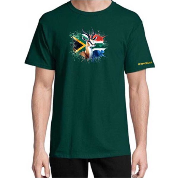 Springboks South African Flag Mens T-Shirt