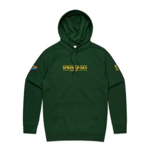 SPRINGBOKS EST GREEN ADULT HOODIE