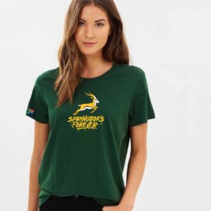 Springboks Forever Womens T-Shirt Green