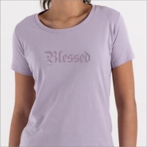 Blessed Women T-Shirt Lavender